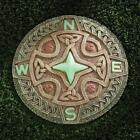 Celtic Glow-In-the-Dark Compass Stepping Stone Polyresin 10