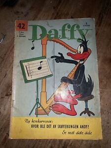 GERMAN Daffy Duck HARP #42 1960 Daffy Duck / LYON & Healy Pedal Harp