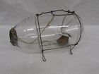 VTG Shakespeare Glass Minnow Fish Trap with Lid