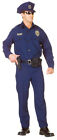 Officer Police Adult Men's Costume Blue Uniform Cop Halloween