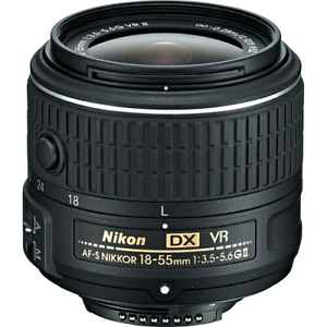 (Open Box) Nikon AF-S DX Nikkor 18-55mm f/3.5-5.6G VR II Zoom Kit Lens