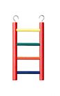 Prevue Hendryx 4-rung Multi-color Wood Bird Parrot Ladder **USA SELLER** Toy