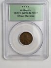 1927 P Lincoln Wheat Penny - PCGS OGH Sample Holder
