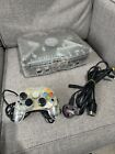 Microsoft Xbox Crystal Console With Controller. Tested Working