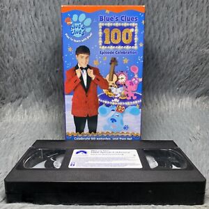 Blue's Clues 100th Episode Celebration Blues Clues Nick Jr VHS 2003 Rare Cartoon