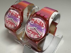 Lot of 2 Identical Swiss Swatch Watches, See Video