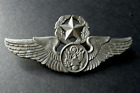 US AIR FORCE ENLISTED MASTER AIRCREW WINGS LAPEL JACKET PIN BADGE 3 INCHES
