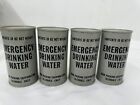 4- Original U.S. Vietnam War Emergency Drinking Water Full Cans Dated 10-67