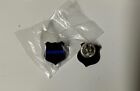 3 Thin Blue Line Police Lapel Shield Pin / Tie Tack Badge not pba 2023