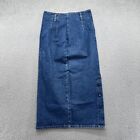 Vintage St. John’s Bay 100% Cotton Maxi Denim Skirt in Women’s SZ 10 Mexico Made