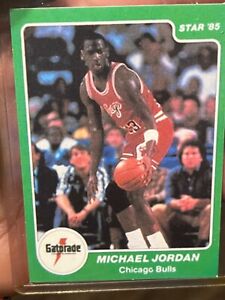 1984-85 Star MICHAEL JORDAN Gatorade Slam Dunk RC 7 Rookie BGS 8.5 w 9 Mint RARE