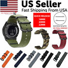 18mm 20mm 22mm Durable Military Woven Nylon Wrist Watch Band Quick Release Strap