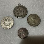 Lot  4 World / Foreign Silver Coins 1940' s 50's FREE SH