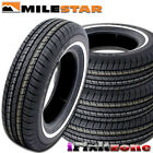 4 Milestar MS775 Touring P235/75R15 105S WW White Wall All-Season M+S Tires (Fits: 235/75R15)