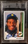 New ListingKEN GRIFFEY JR 1989 Upper Deck 1 Authentic RC Rookie On Card Auto BGS 9/10 HOF