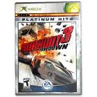 Burnout 3: Takedown Platinum Hits (Microsoft Xbox, 2004) Complete Tested Works