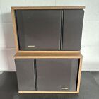 Bose 201 Series III Direct Reflect Stereo Speakers Wood Grain Tested Great Cond.