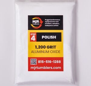 4 lb Polish 1200X Aluminum Oxide Grit Rock Tumbling Media & Lapidary use