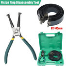 Motorcycle Piston Ring Compressor Cylinder Installer Tool Kit with Plier&14 Band