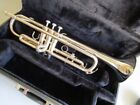 YAMAHA YTR-2330S silver Trumpet with Hard Case musical instrument