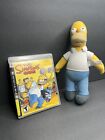 THE SIMPSONS GAME SONY PLAYSTATION 3 PS3 2007 DISC and Case+ 2005 Homer Plush