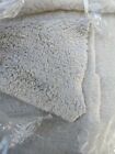 Light gray polartec med high loft fabric material  soft polar fleece by the yd