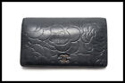 Chanel 13 Series Camellia SV Leather Long Bifold Wallet 0411hr21110