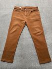American Giant Pants Adult 34X30 Brown Roughneck Stretch Canvas Workwear Mens