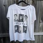FRIENDS TV Show Cast Graphic White T-Shirt 90s Chandler