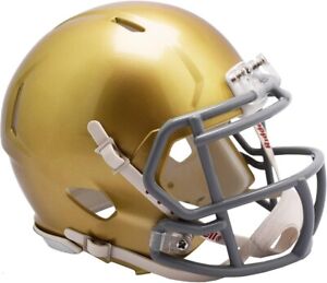Riddell NCAA  Notre Dame (GOLD) - Speed Mini Football Helmet