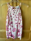 Cabi Floating Poppies Pink floral Tank Top Size Medium
