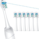 6 Pack Toothbrush Replacement Heads Compatible with WaterPik Sonic Fusion 2.0.