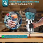 New Lithium-Ion Compact Wood Palm Router Tool Kit Hand Trimmer Cordless 1/4