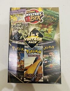 ICONIC MYSTERY POKÉMON BOOSTER 2.0 PACK 1 IN 5 VINTAGE PACK PSA CGC BGS