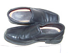 Rockport Men 9.5 Trutech A13019 Black Leather Lightweight Loafer Slip On Shoes