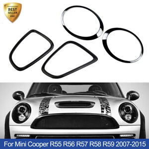 4pcs Headlight Tail Light Cover Trims for MINI Cooper R56 R57 R58 R59 2007-2013 (For: Mini)
