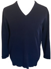 Vintage Pure Cashmere Navy Jumper Sweater Size 42 by Pringle of Scotland (C27)