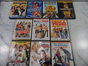 🎆LOT OF 10 - DVD MOVIE MOVIES ASSORTED DVD'S MIXED LOT Action Comedy Romance