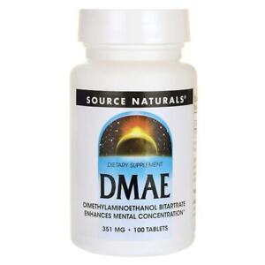 Source Naturals Dmae 351 mg 100 Tabs