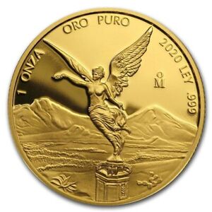 2020 1 Oz Mexican Proof Gold Libertad Coin