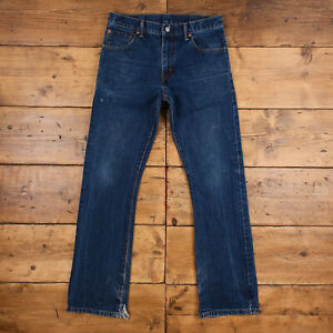 Vintage Levis 517 Jeans 32 x 34 Medium Wash Bootcut Blue Red Tab Denim