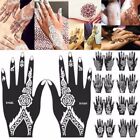 India Henna Cones Temporary Tattoo Stencils Kit for Hand Arm Body Art Decal