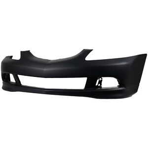 Front Bumper Cover For 2005-2006 Acura RSX Primed With Fog Light Holes (For: Acura RSX)