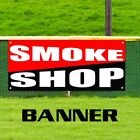 Smoke Vapor Shop Vinyl Banner Sign Cigarettes Cigars Hookah Pipes E-Cigs USA