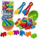 Counting Toys Matching Games with Sorting Bowls Sorting Toys for Animals