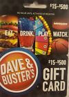 New ListingDAVE And BUSTER'S $25 Dollar Gift Card
