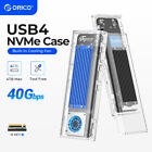 ORICO M2 NVMe SATA SSD Enclosure USB C 40Gbps/10Gbps SSD Case for M /B+M-Key lot