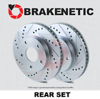 REAR SET BRAKENETIC Sport Drilled Slotted Brake Disc Rotors BNS44105.DS