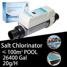 Sistema generador de cloro para piscinas de agua salada Clorador 10-26k gallons
