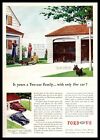 1939 Ford V-8 Tudor Sedan & Coupe Lawn Push Mower Scottish Terrier Dog Print Ad